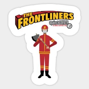 The Frontliners firefighters Sticker